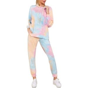 2-Piece Tie Dye Loungewear Set